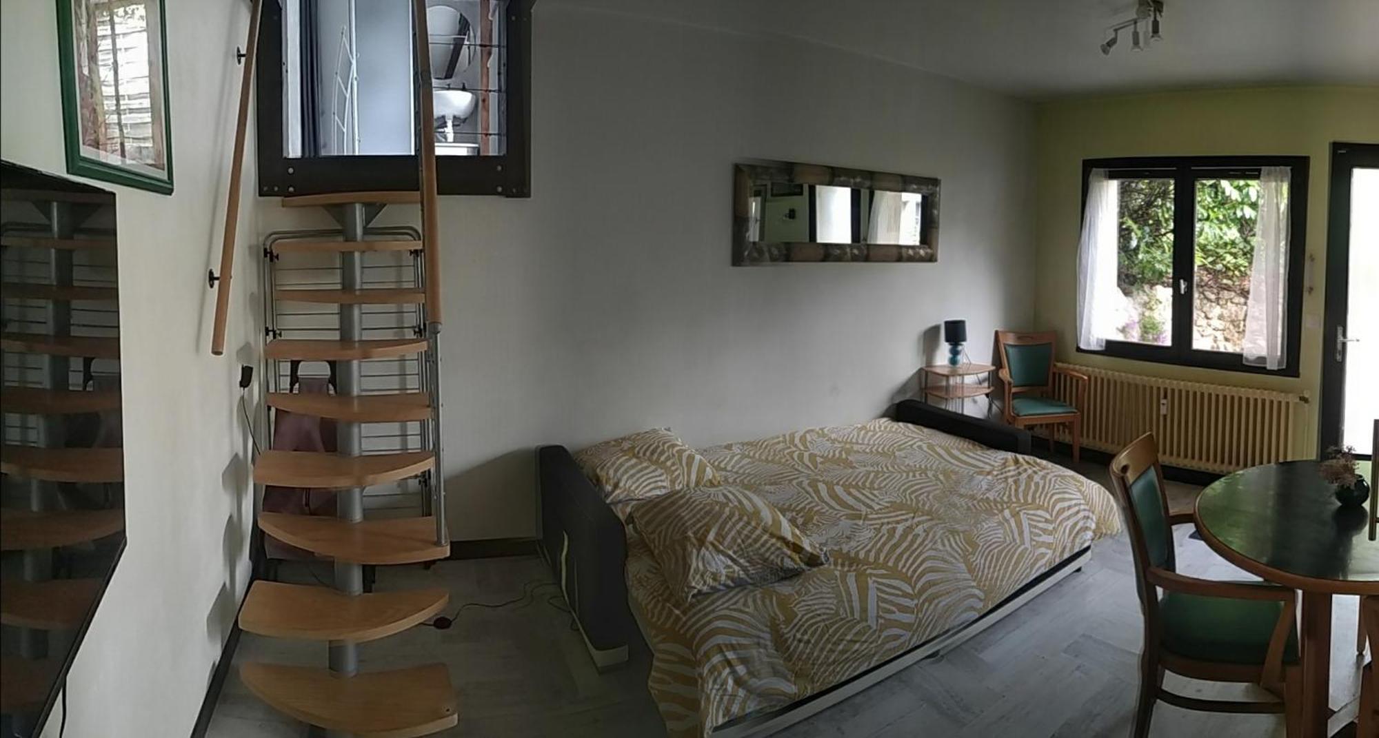 Апартаменты Duplex 2 Personnes, Экс-ле-Бен Экстерьер фото